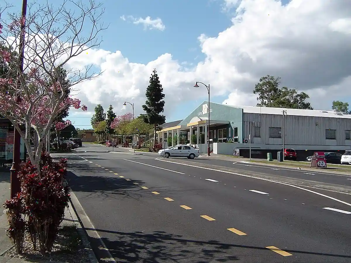 Test My Drive instructor car on Springwood Road QLD during a driving lesson